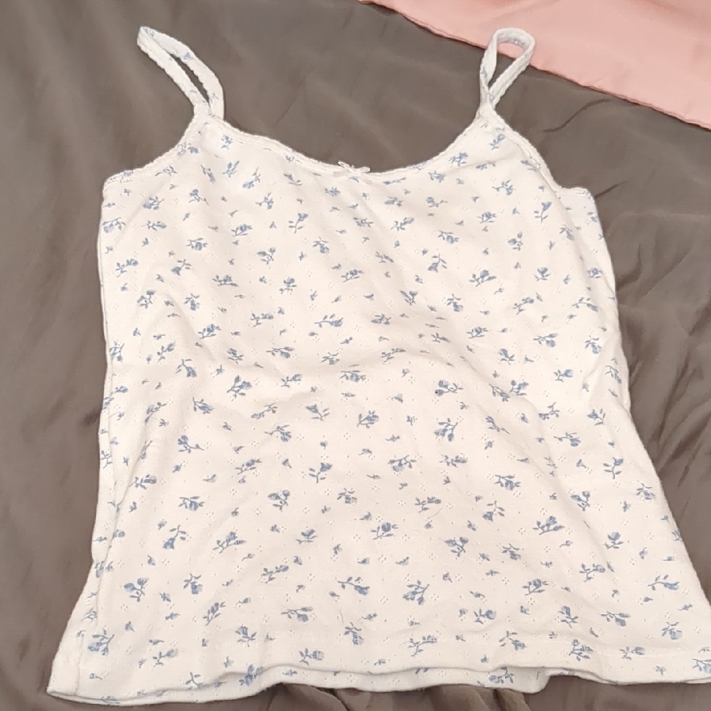 Brandy Melville Blue Coquette Cami
